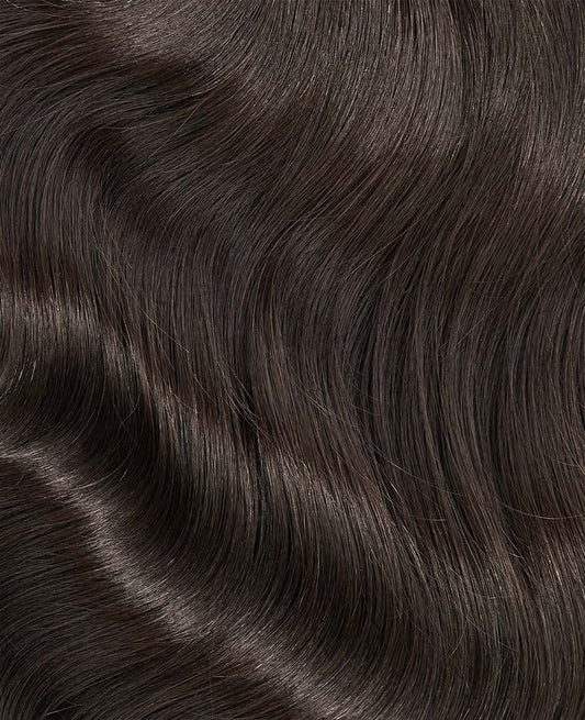 Dark brunette 1A hair extensions