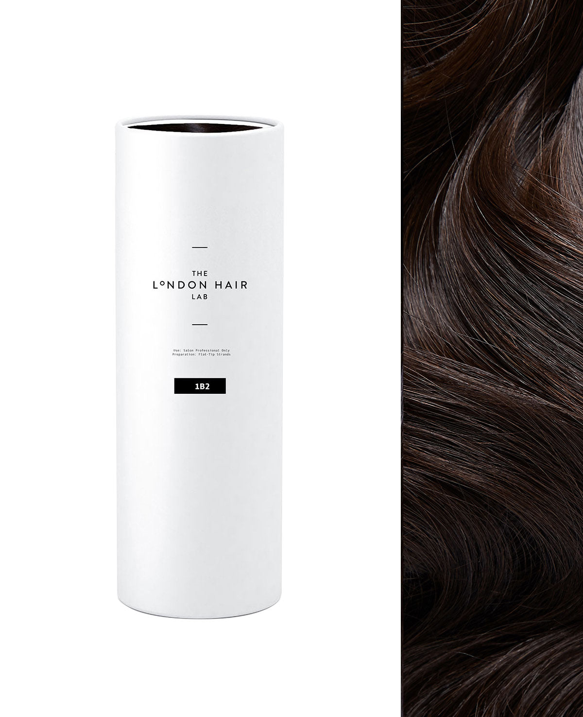 1B2 raven I Tip hair extensions