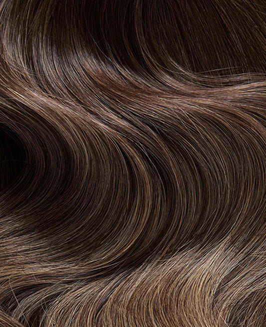 27 Toasted I Tip hair extensions