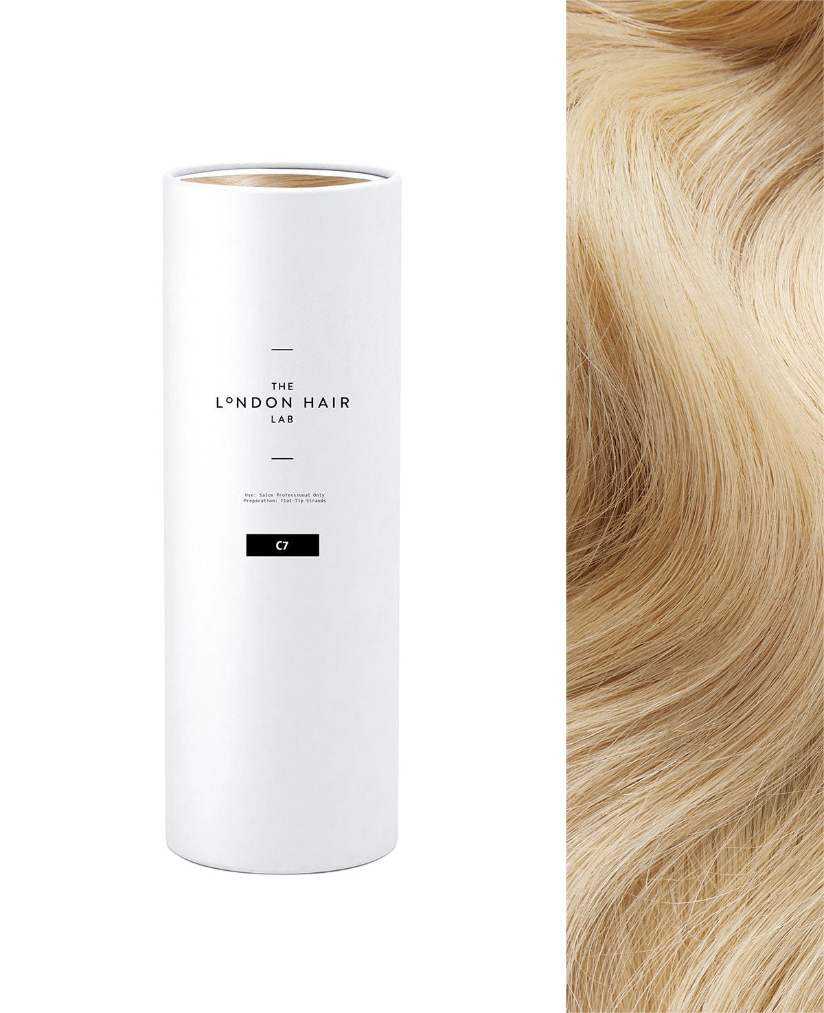 classic blonde c7  I tip hair extensions
