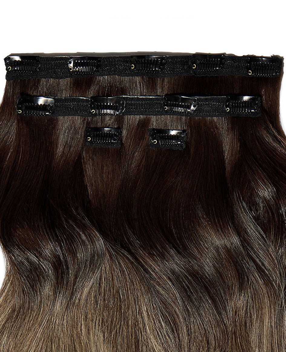 W11 Dark Ash Clip Hair