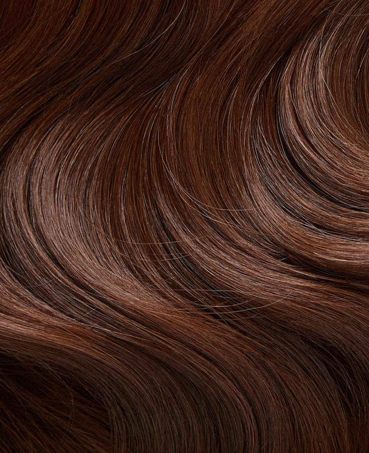 Chestnut 433 Flat Tip Hair Extensions