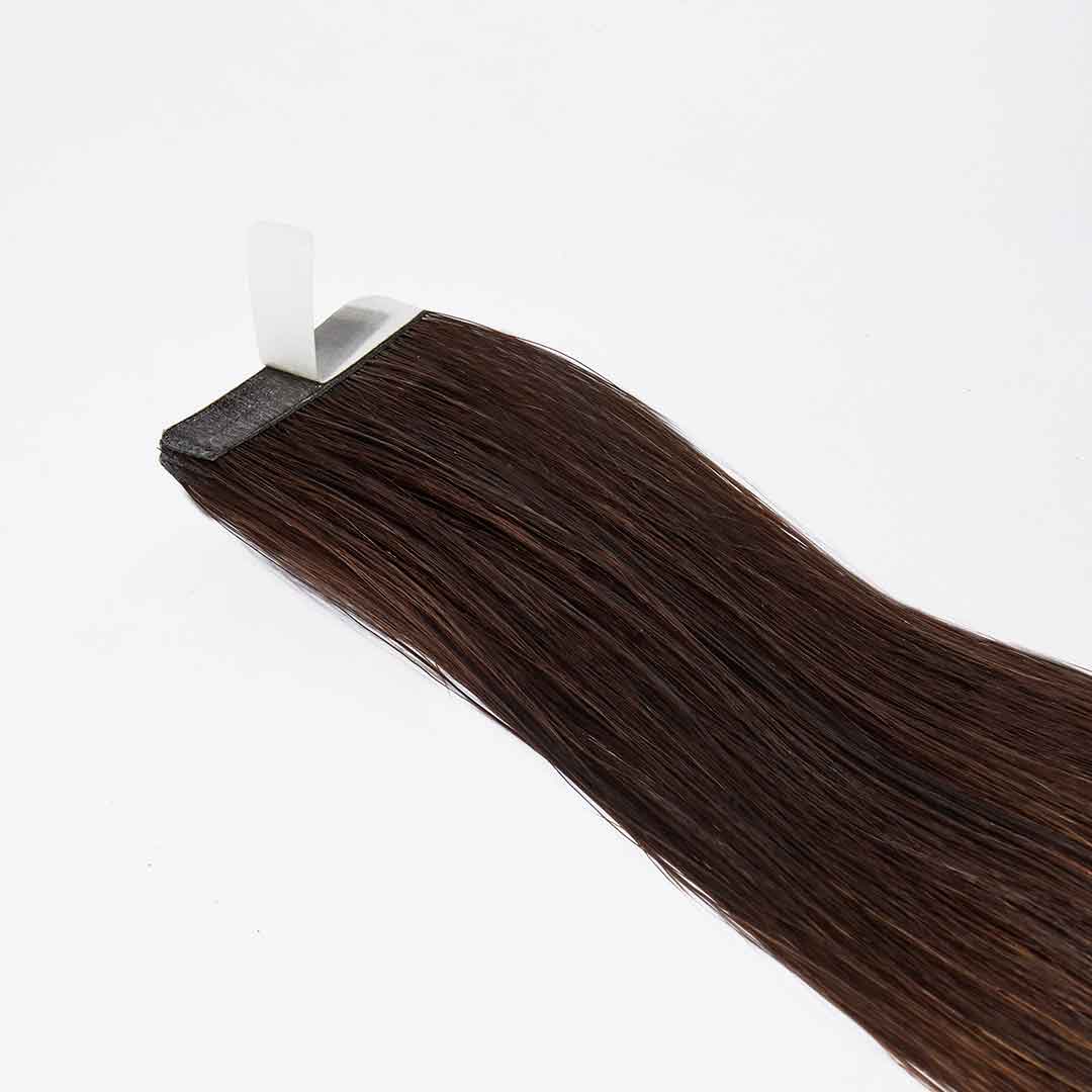 Top of tape in hair  extensions 