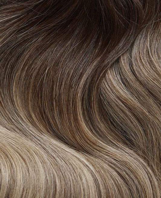 C16 blonde penny tip hair extensions 
