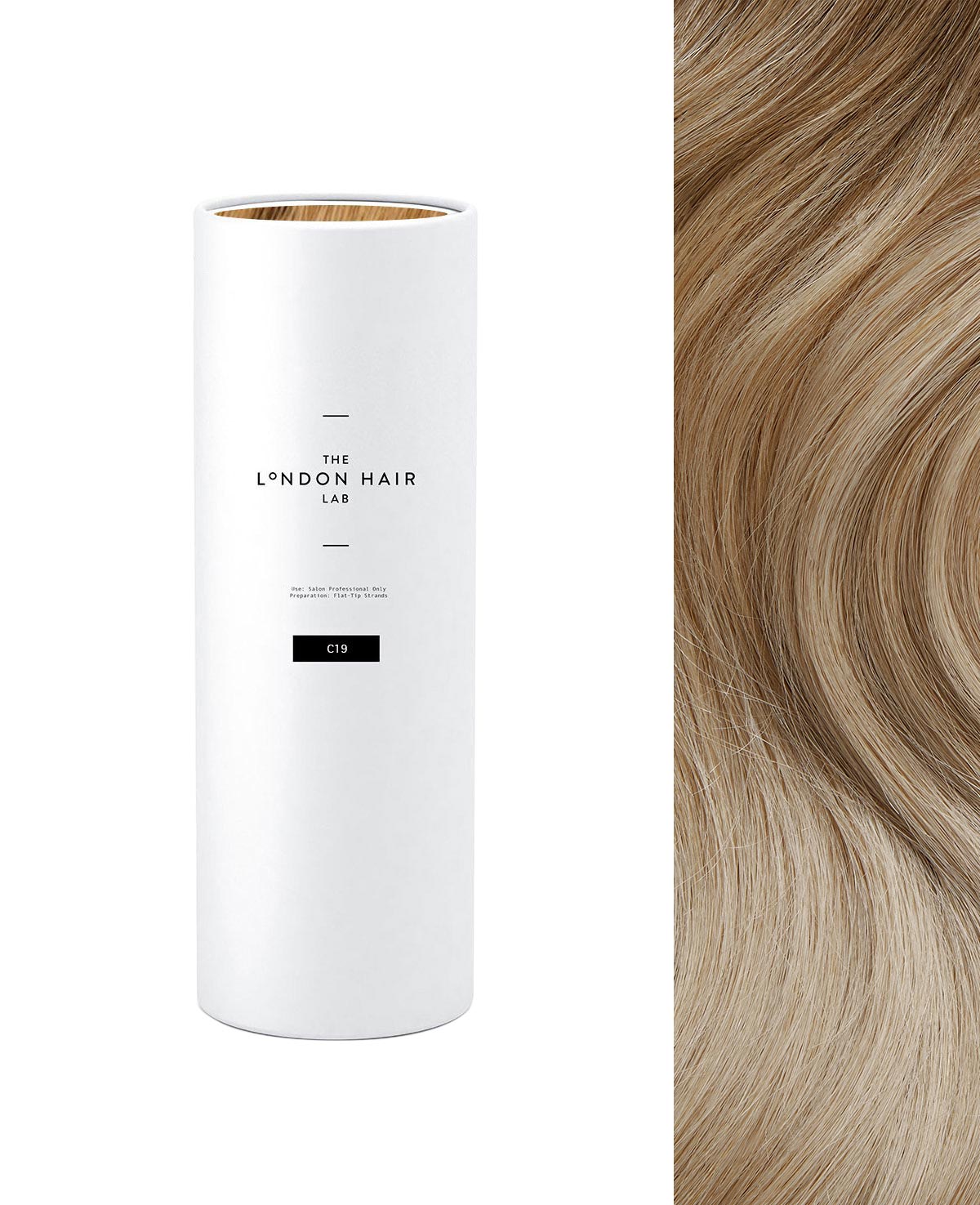 C19 champagne blonde  I tip hair extensions 