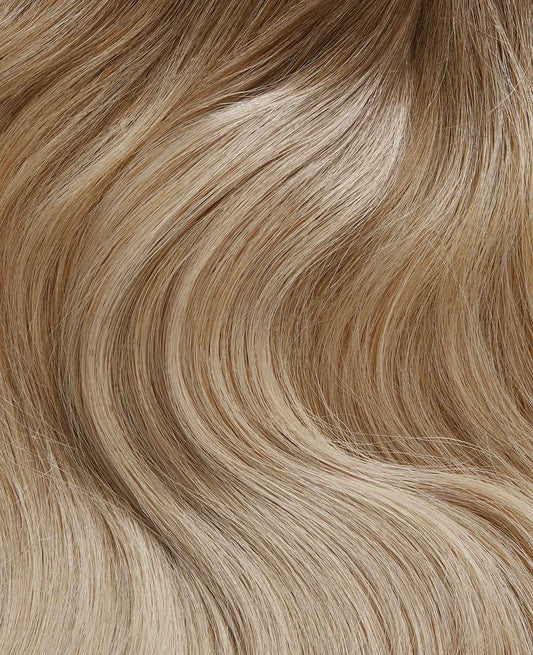 C19 champagne blonde hair extensions 