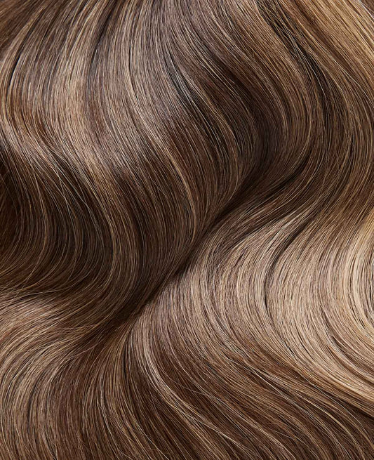 Bronze W3 Flat Tip Hair Extensions