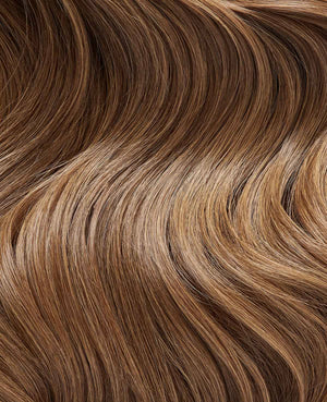 W4 brunette shimmer hair extensions