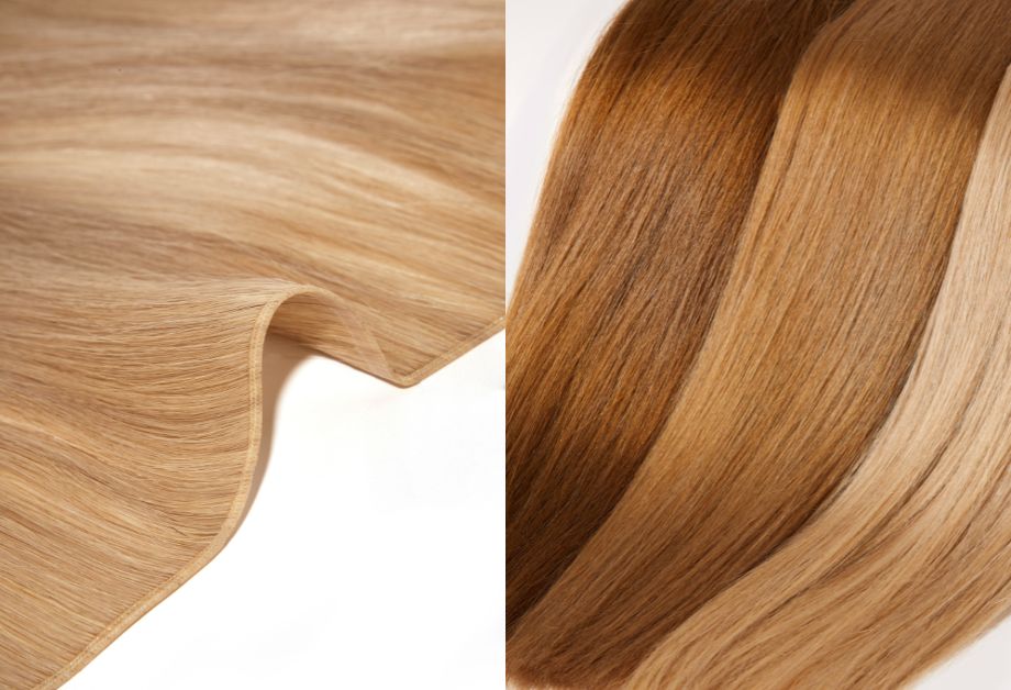 Hybrid weft hair extensions seamless weft hair extensions supplier